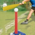 thumbnail image 5 of Qocolhg T Ball Stand for Kids and Toddlers 1-3, 3-5, 5-8, Baseball Set Kids Bat and Ball, T-Ball Sets for Kids, Party Favors Holiday Christmas Birthday Gifts for Kids Boys Christmas Clearance, 5 of 9