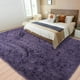 thumbnail image 2 of Alfombra grande Shaggy Merelax, 24 x 305 cm, felpa gris y violeta, 2 of 6