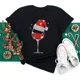 thumbnail image 4 of Camiseta de manga corta para mujer Venta rápida de la marca Joom en Amazon Tmall para Navidad Temu Wish Design, 4 of 5