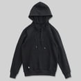 thumbnail image 1 of Handshe Men's Casual Solid Color Drawstring Hooded Long - Sleeve Jacket, 1 of 5