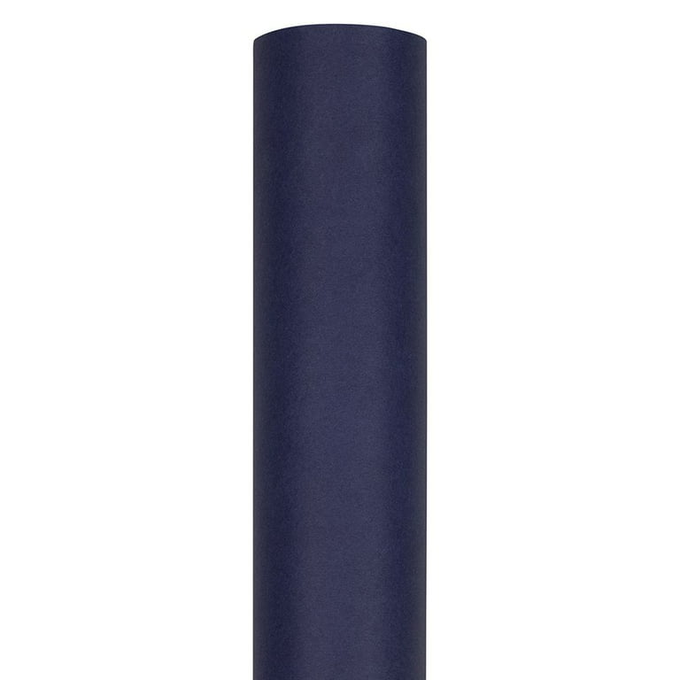 Jam Paper Solid Color Wrapping Paper - 25 Sq ft - Matte Cobalt Blue - Matte Wrapping Paper Roll - Sold Individually