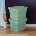 thumbnail image 2 of Sterilite Green 68L Tote, 2 of 5