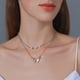 thumbnail image 3 of Collar para mujer, joyería para mujer, joyería para mujer, collar con colgante de oro rosa para mujer, cadena para suéter, regalo para mujer, collar con colgante, 3 of 5