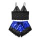 thumbnail image 1 of Conjunto de s de Lencería de Encaje para Mujer Ropa de Dormir Camisón Lencería Lencería Ropa de Dormir Camiseta Sin Mangas talones XL Soledad Mujer de encaje braga, 1 of 8