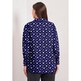 thumbnail image 2 of Avenue Women's Plus Size Signature Button Front Blouse, 2 of 2