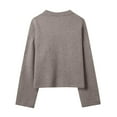 thumbnail image 7 of Byworldtasic Oversized Sweaters for Women Casual Long Sleeve Knit Pullover Tops Crewneck Trendy Slouchy Tunic Sweaters, 7 of 7