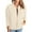 Beige, variant on Charmgo Jackets for Women, Women's Fleece Jacket Long Sleeve Comfort Color Casual Loose Coat, Zip Up Jackets for Women, Green Jackets Women Army L