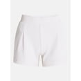 thumbnail image 5 of Avia Women's and Women's Plus Ribbed Ottoman Lounge Shorts, 4.25'' Inseam, Sizes XS-4X, 5 of 5
