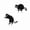 A003Clear (Style C), variant on Metal Raccoon Garden Stake, Rust Proof Metal Raccoon Yard Art Stake, 1 Pack Garden Decorative Stakes, Outdoor Lawn Backyard Decor, Cute Animal Silhouette Garden Stake for Flower Beds Patio Ornaments