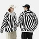 thumbnail image 4 of Fotbe Zebra Chaqueta con Protección Solar UPF 50+ para Hombre y Mujer, Camisa con Capucha y Bolsillos-Large, 4 of 7