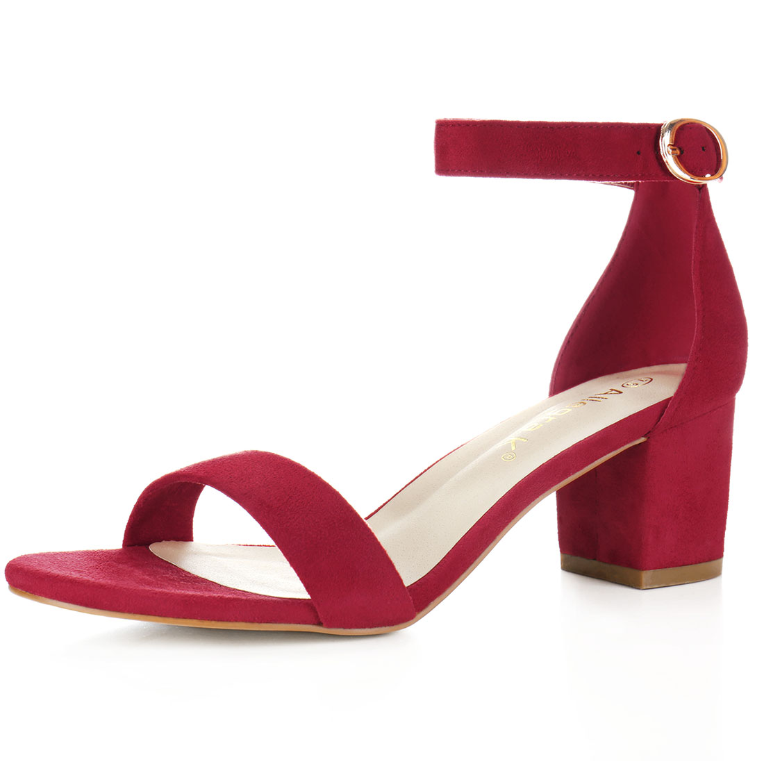 deep red sandals