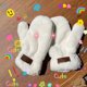 thumbnail image 1 of Guantes de invierno de felpa gruesa y cálida para mujer, lindos y sencillos guantes de estudiante de piel de conejo de imitación, 1 of 5