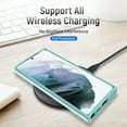 thumbnail image 5 of For Samsung Galaxy S24 Ultra Phone Case,Wireless Charging Hard PC Protection Soft TPU Heavy Duty Anti-Fingerprint Shockproof Back Case For Samsung Galaxy S24 Ultra for Men and Women,
Green, 5 of 7