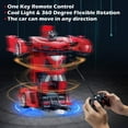 thumbnail image 2 of CNKOO Voiture Robot Télécommandée Transformable Jouet 2,4 GHz 1 18 Rechargeable Voiture de Course Cascade Rotative à 360° Jouets pour Enfants Garçons Filles Âge 8 9 10 11 Ans Jouet Cadeaux (Voiture de Police Bleue), 2 of 6