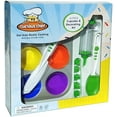 thumbnail image 4 of Curious Chef 16-Piece Cupcake & Decorating Kit for Kids, Dishwasher Safe & BPA-Free Plastic, Real Tools - Non-stick Tin, Liners, Silicone Mixing Spoon, Frosting Spreader, Decorator Tube & More, 4 of 5