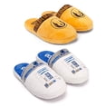thumbnail image 2 of STAR WARS Slippers Mens Yoda Jedi OR R2D2 Slip On House Shoes Loafers 7-8 UK, 2 of 15