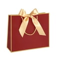 thumbnail image 1 of Specollect 5 Pcs Gift Bags, Cloth Material, Versatile for All Occasions, Sophisticated Gold Design, Reusable Party Favor Bags, 1 of 9