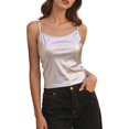 thumbnail image 4 of Sequin Tank Tops for Women Sleeveless Silver Sparkly Vest for Women Glittery Top Elegant Tops Women'S Holiday Tops, 4 of 4