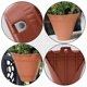 thumbnail image 5 of Maceta colgante Maceta montada en la pared Forma de cono Maceta colgante para planta de flor HOMEMAXS 10905880-MX, 5 of 6