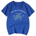 thumbnail image 3 of Hiijoy Toddler Girls Graphic T-Shirt Turtle Print Short Sleeve Summer T Shirt, Sizes 3-14, 3 of 3