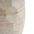 thumbnail image 6 of Christopher Knight Home Elegant 15.25" Outdoor Lightweight Concrete Conical Side Table, Travertine Finish, 6 of 9