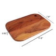 thumbnail image 4 of Cutting Board Series, Acacia Wood Cutting Boards for Kitchen, Wooden Serving Charcuterie Board, Organic Wood Board, Ideal for Chopping Meat, Fruits, Cheese 11.8"x7.8", 4 of 7