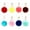 Assorted Color, variant on WRITWAA 8Pcs Lovely Plush Hairball Keychain Multi Purpose Bag Hanging Decor