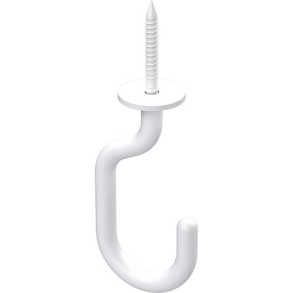 N275-525 - V2682 - 3-11/32-in Modern Ceiling Hook in White