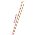 thumbnail image 2 of HGYCPP 1 Pair Stainless Steel Chopsticks Chinese Japanese Chopstick Sticks Reusable Kitchen Tableware Dishwasher Safe, 2 of 11