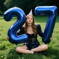 thumbnail image 6 of 40 Inch Number Blue 7 Balloon,Large Dark Blue Foil Number Balloons 7 17 27 70 for Boys Girls Men Women Digit 7 Balloons Birthday Anniversary Events Party Decorations Supplies, 6 of 16