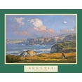 thumbnail image 2 of Unknown 24x20 Gold Ornate Wood Framed with Double Matting Museum Art Print Titled - Success - Golf on the Cliffs, 2 of 4