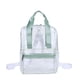 thumbnail image 1 of Mochila transparente de PVC resistente, mochila transparente, bolsa grande para libros escolares, bolsas de almacenamiento, 1 of 4