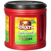Folgers Simply Smooth Ground Coffee, 34.5 Oz