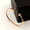 Rose Gold, variant on Elegant Stone Support Color Zircon Glass Round Cake Hollow Tube Bracelet