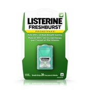 Listerine Freshburst Pocketpaks Breath Freshener Strips, 24-strips