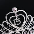 thumbnail image 3 of SWETRACE Diadema Rosa Con Detalles De Para Evento Especial Y De Fiesta, 3 of 8
