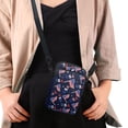 thumbnail image 4 of HELLHERO American Flag Pattern Small Crossbody Purse, Women Adjustable Shoulder Strap, Travel Daily Use Polyester 4.33x1.97x7.09, 4 of 7