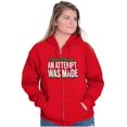 thumbnail image 3 of Xmas Dear Santa An Attempt Was Made Unisex Plus Size Zip Hoodie Brisco Brands 5X, 3 of 6