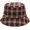 7, variant on CoCopeaunts Bucket Hats for Women Street Casual Double-Sided Bucket Hat Lattice Fashion Leisure Men Sun Protection Fisherman Hat