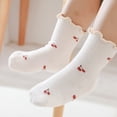 thumbnail image 4 of 5 pares de calcetines para bebé niña con volantes calcetines neutros para recién nacidos antideslizantes con empuñaduras, 4 of 6