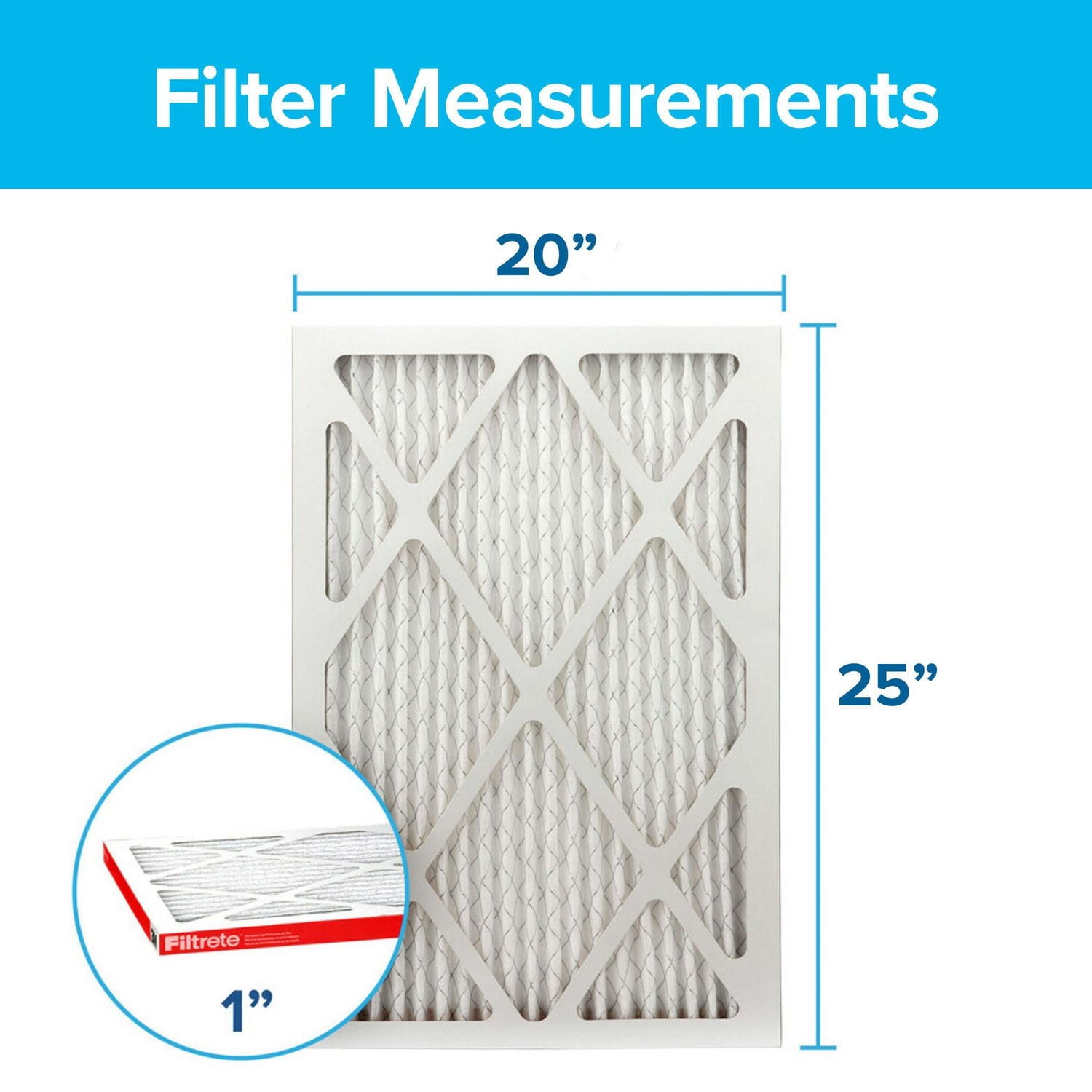 Filtre ultra pour la réduction des allergènes « vie saine » Filtrete(MC), MPR 1500, 20 x 25 x 1 po
