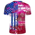 thumbnail image 4 of UVEASISHA Patriotic T Shirts for Men Graphic,Mens 4th of July Tee Shirts Graphic July 4th T-Shirt Teens O-Neck Casual Short Sleeve America Flag Fourth of July Muscle Workout Tshirts 2024, 4 of 5