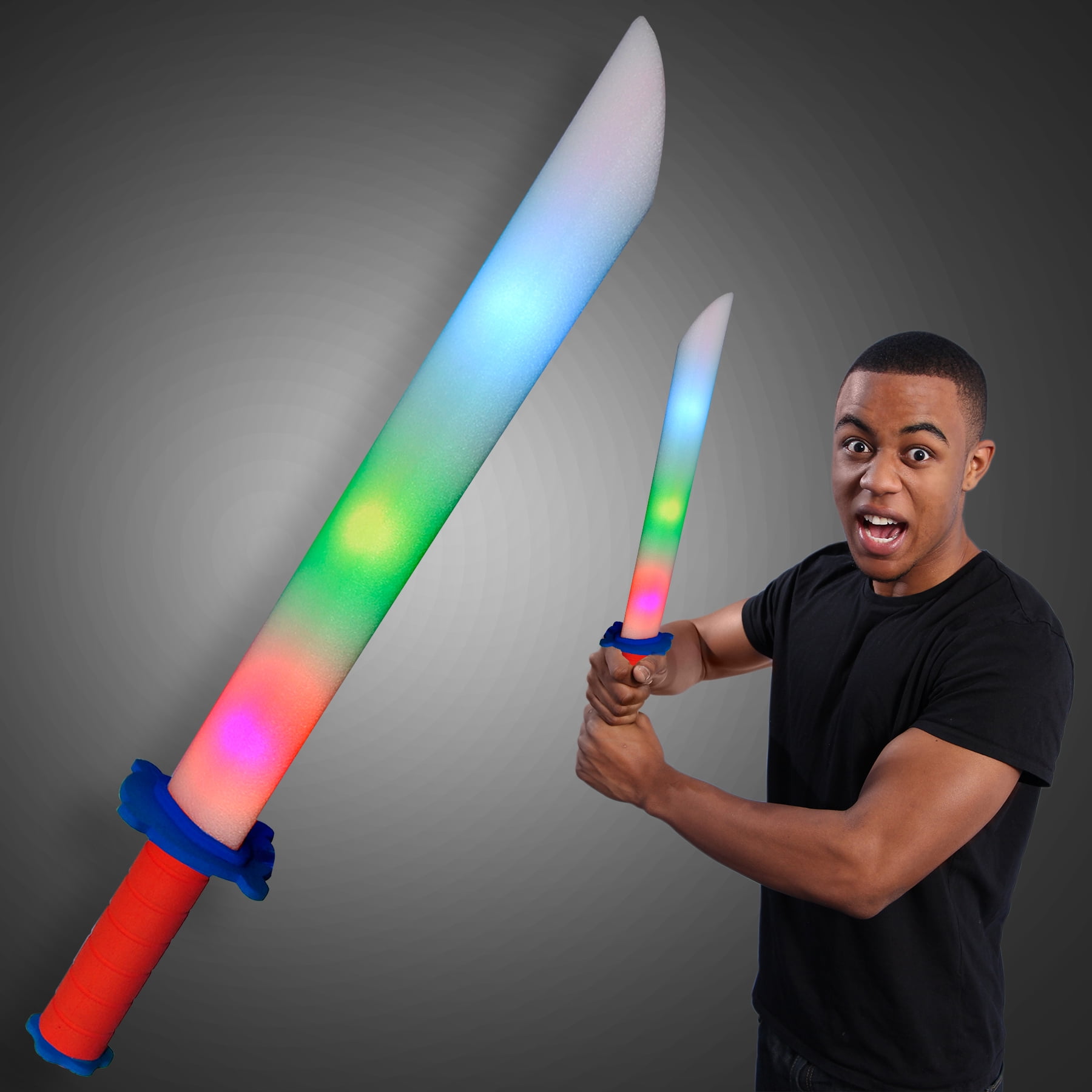 FlashingBlinkyLights Foam Light Up LED Toy Sword