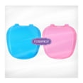 thumbnail image 2 of Rosenice 2pcs Case de dentaduras postables portátiles Contenedor de dentaduras postizas para el tamaño de la dentadizo para la dentadura postiza para la dentadura postiza, 2 of 6