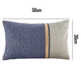 thumbnail image 2 of Funda de almohada azul de lujo, sofá decorativo para el hogar opcional, 2 of 5