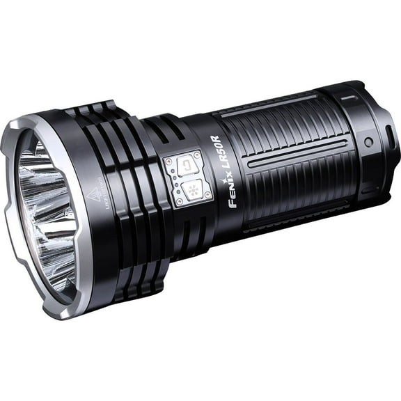 Fenix Lighting LR50R Lithium Ion 12000 Lumens Luminus SST70 LED Flashlight, Black