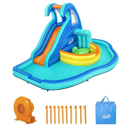 UPC: 0821808042074 | Bestway H2OGO! Wavetastic Child Inflatable Water Park & Turtle Pool Ride-On Float