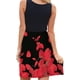 thumbnail image 5 of FLITAY Vestido de verano básico para mujer, talla grande, sin mangas, cuello redondo, sin mangas, informal, suelto, vestido de playa, 5 of 5