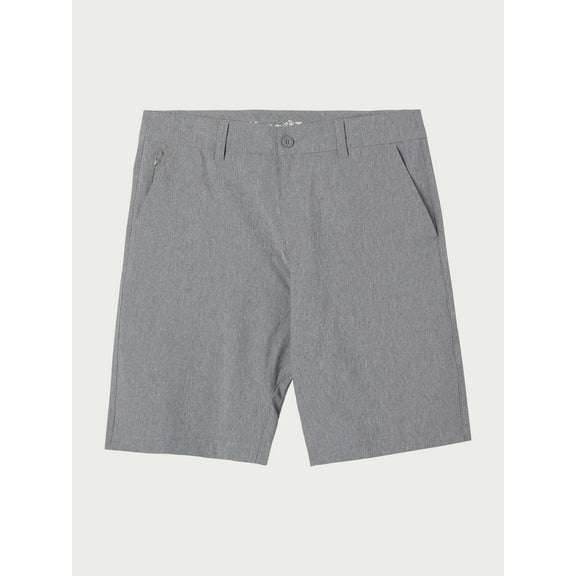 Hang Ten Men's Hybrid Shorts (Slate, 32)