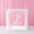 thumbnail image 2 of OUSITAID Letter Z Transparent Gift Boxes Kid Birthday Baby Party Decoration, 2 of 4
